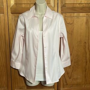 NWT pale pink Jones New York button down